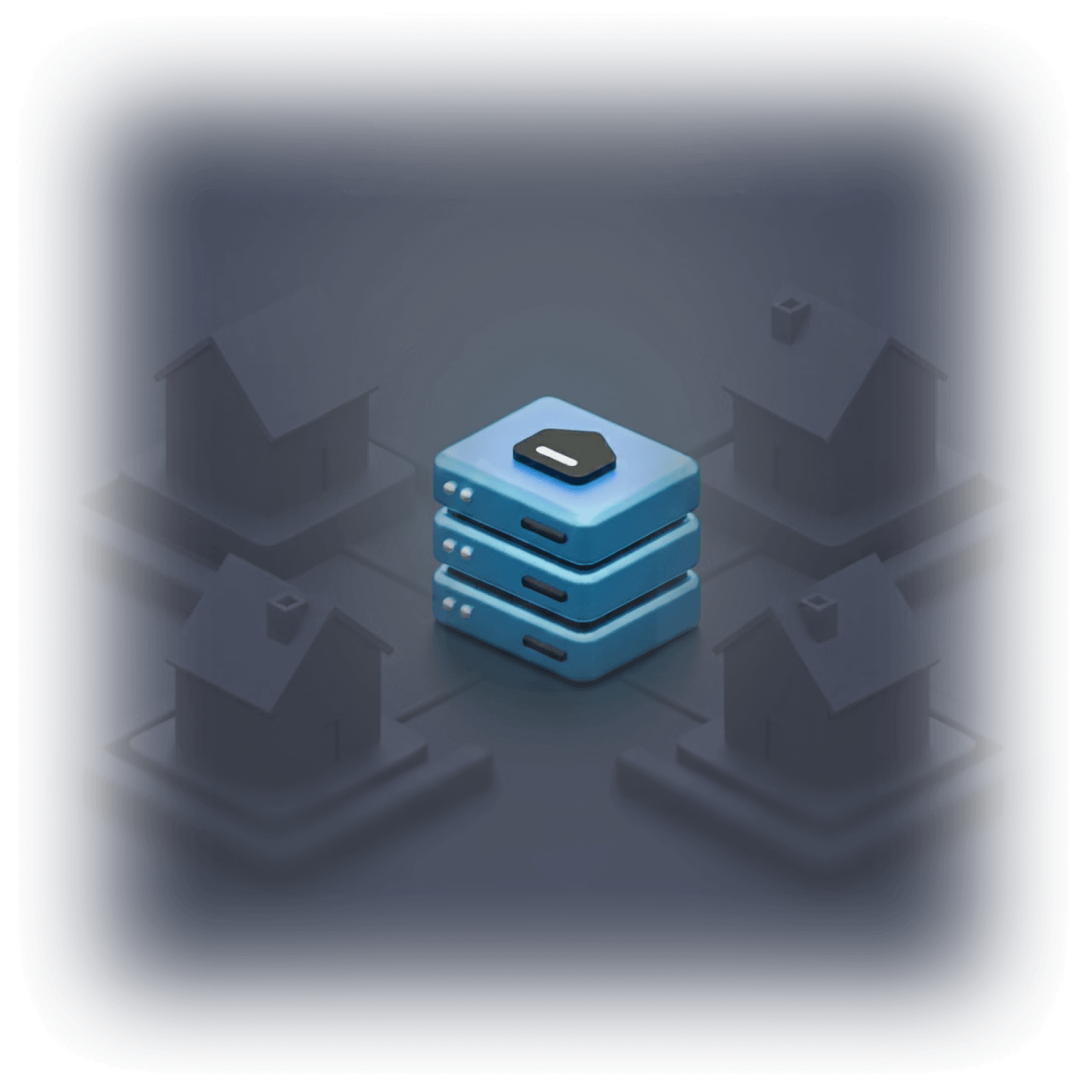 Ilustração de proxies residenciais