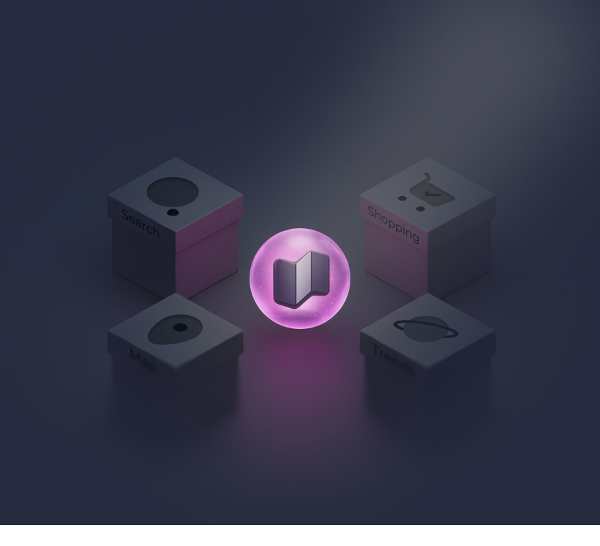 Ilustração da API SERP da Google